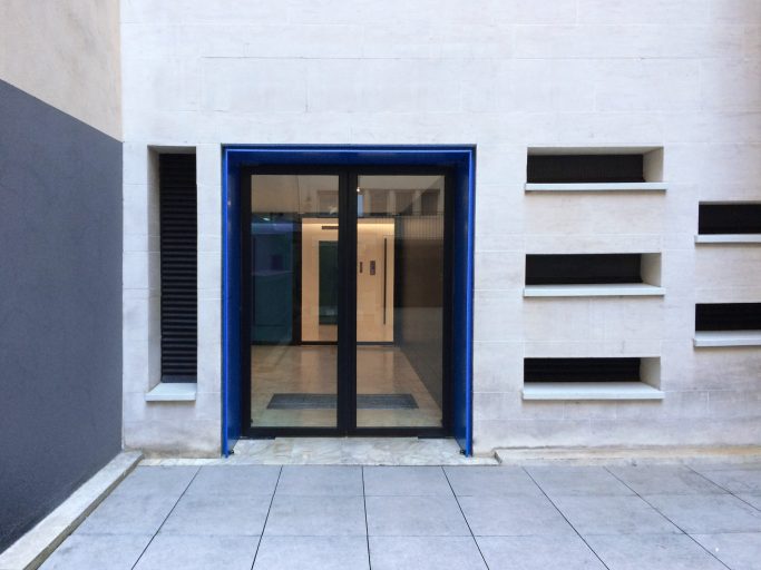 Entrée d’Oodrive rénovée à Paris